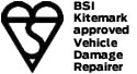 BSI Kitemark approved Vehicle Damage Repairer